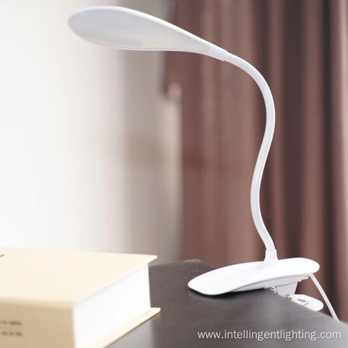 Flexible Bed Light with Clamp Touch-Sensitive Desk Lamp